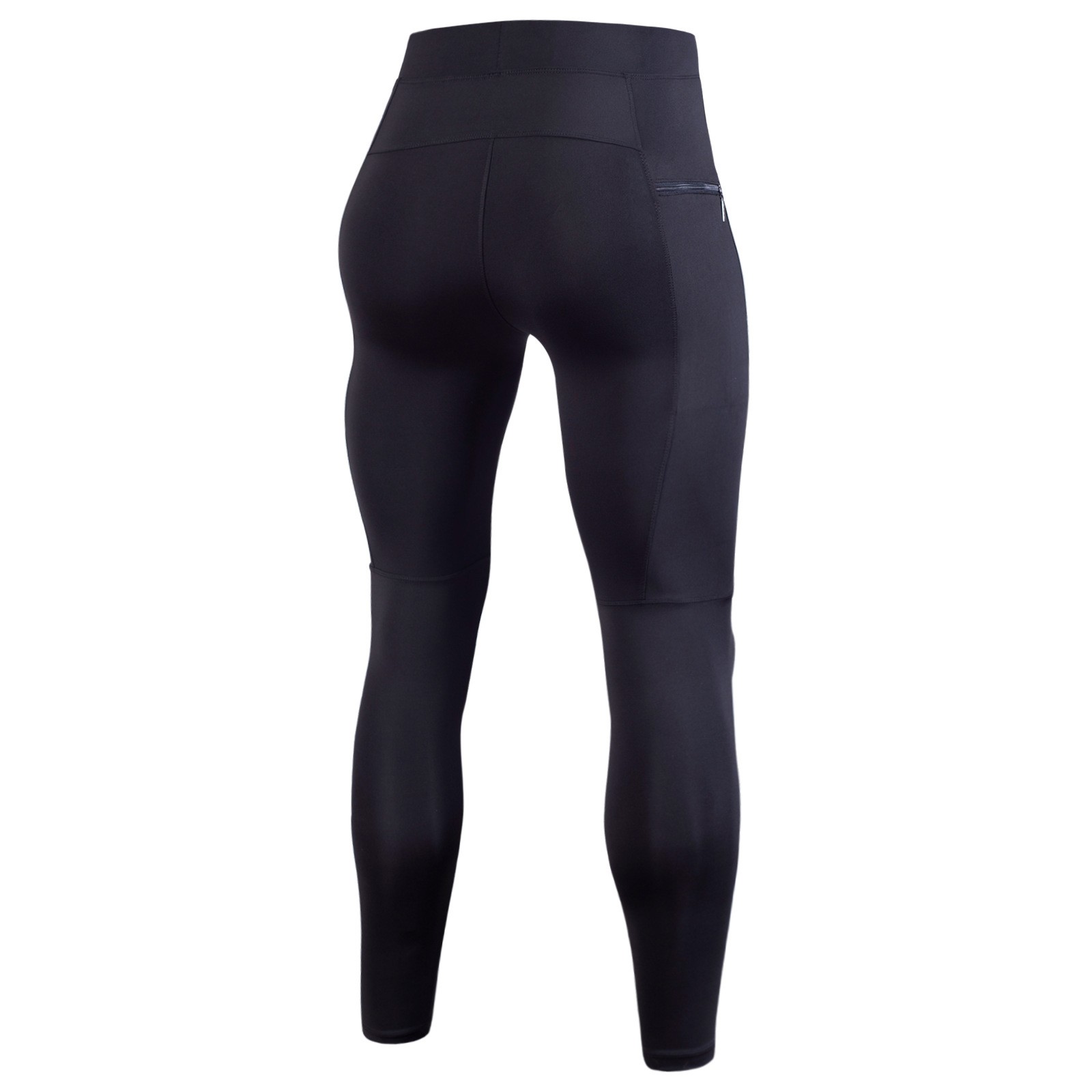 thumbnail image 4 of Pantalones de compresión para hombre - Pantalones cortos ajustados para correr y entrenar baloncesto - Poliéster elástico para hacer ejercicio, 4 of 4